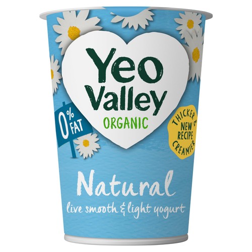 Yeo Valley Organic 0% Fat Natural Yoghurt thumbnail 2