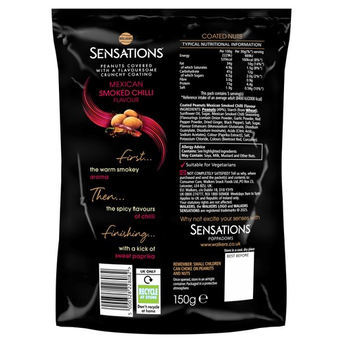 Sensations Mexican Smoked Chilli Coated Sharing Peanuts thumbnail 2