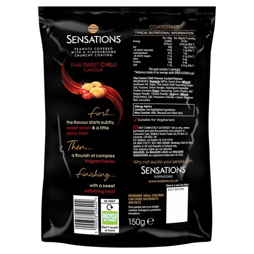 Sensations Thai Sweet Chilli Coated Sharing Peanuts thumbnail 2