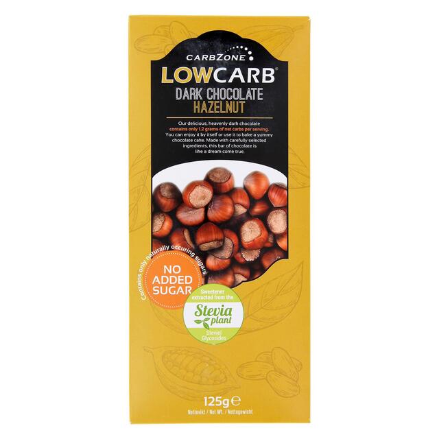 Carbzone Low Carb Dark chocolate Hazelnut