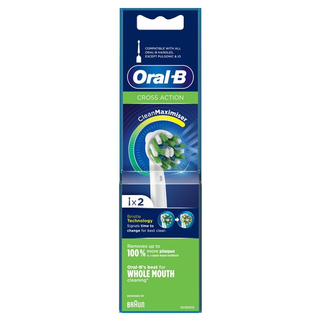 Oral-B CrossAction Toothbrush Heads - White thumbnail 11