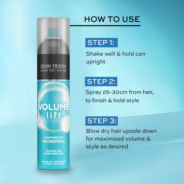 John Frieda Volume Lift Hairspray thumbnail 5