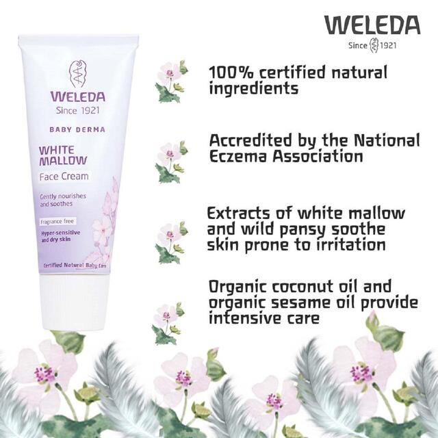 Weleda Baby White Mallow Face Cream thumbnail 4