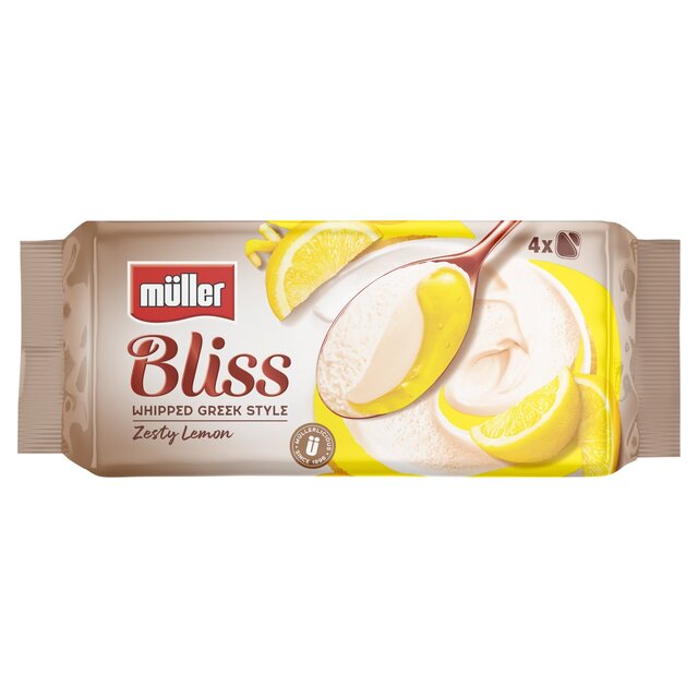 Muller Corner Bliss Whipped Greek Style Lemon Yogurts thumbnail 2