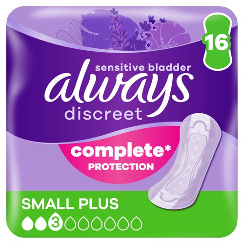 Always Discreet Incontinence Pads S Plus