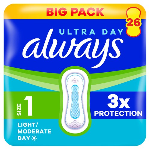 Always Sanitary Towels Ultra Normal (Size 1)