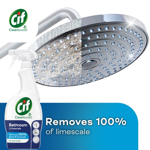 Cif Cleanboost Bathroom Cleaner Spray 700ml thumbnail 5