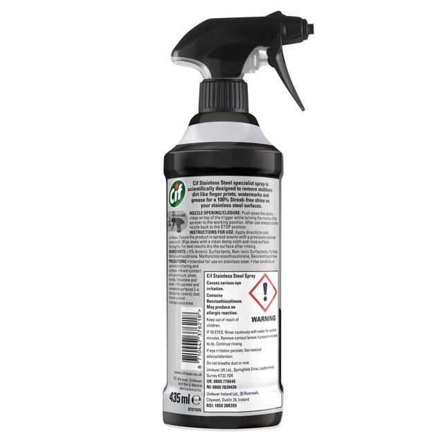 Cif Perfect Finish Specialist Cleaner Spray Stainless Steel thumbnail 3