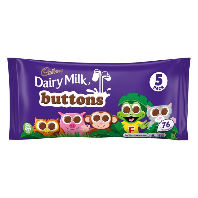 Cadbury Dairy Milk Chocolate Buttons Treatsize Bags thumbnail 3