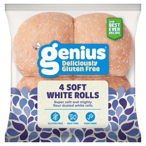 Genius Gluten Free White Rolls thumbnail 2