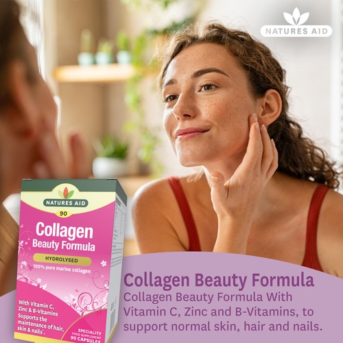 Natures Aid Collagen Beauty Formula Supplement Capsules  thumbnail 2