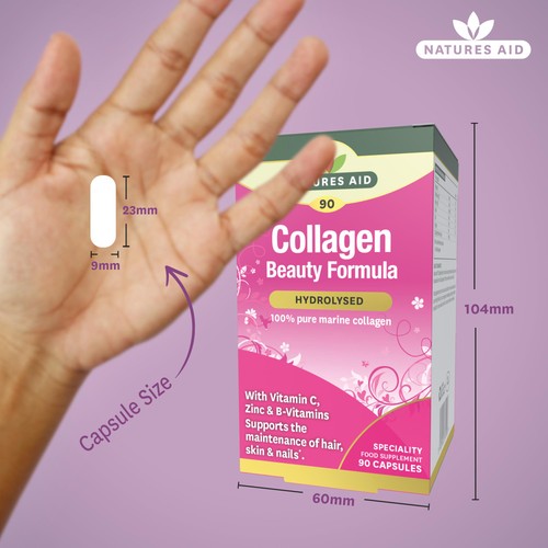 Natures Aid Collagen Beauty Formula Supplement Capsules  thumbnail 3