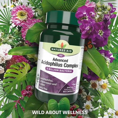 Natures Aid Advanced Acidophilus Complex Supplement Capsules  thumbnail 7