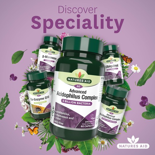 Natures Aid Advanced Acidophilus Complex Supplement Capsules  thumbnail 8