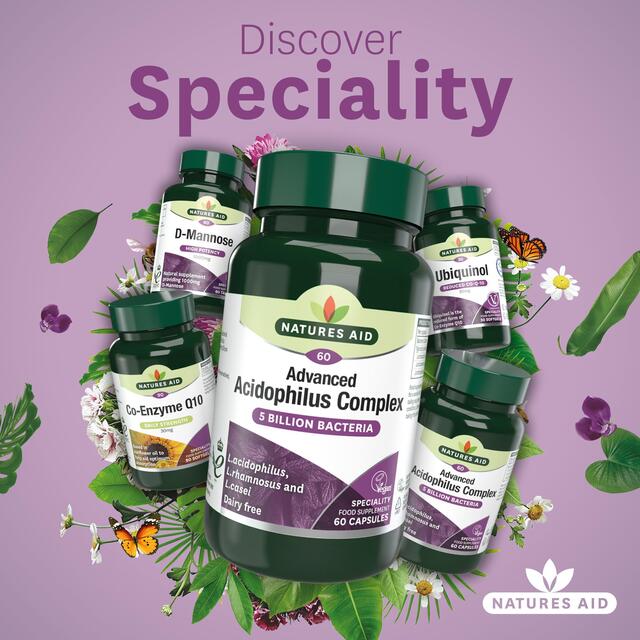 Natures Aid Advanced Acidophilus Complex Supplement Capsules thumbnail 8