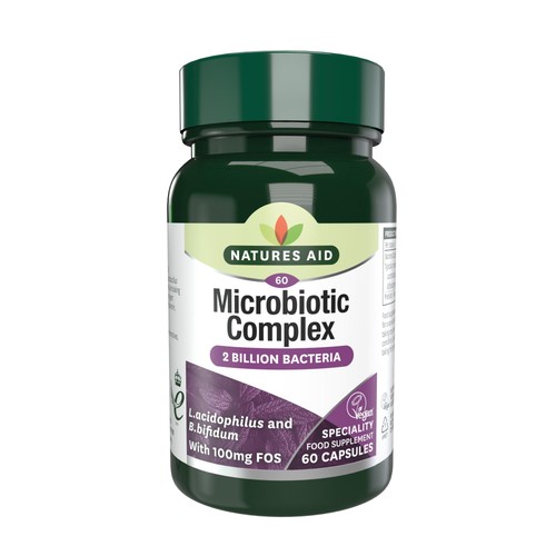 Natures Aid Probiotic Complex Supplement Capsules