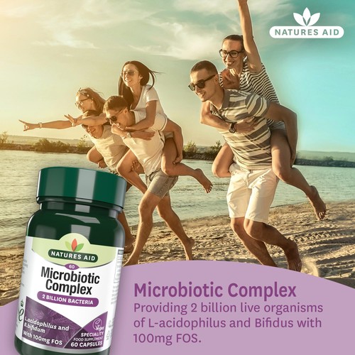 Natures Aid Microbiotic Complex Supplement Capsules thumbnail 2