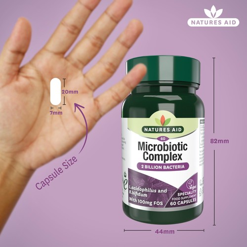 Natures Aid Microbiotic Complex Supplement Capsules thumbnail 3