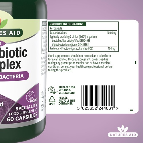 Natures Aid Microbiotic Complex Supplement Capsules thumbnail 6