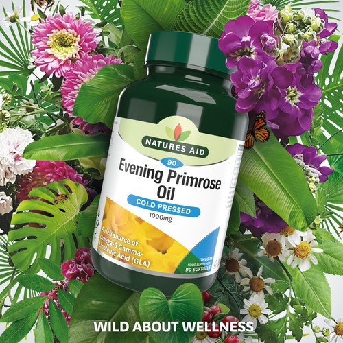 Natures Aid Evening Primrose Oil Soft Gel Capsules 1000mg thumbnail 7