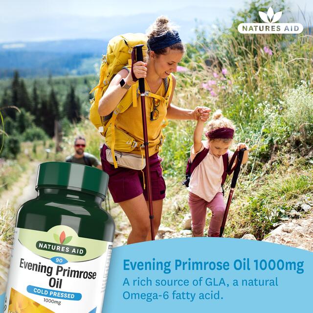 Natures Aid Evening Primrose Oil Soft Gel Capsules 1000mg thumbnail 6