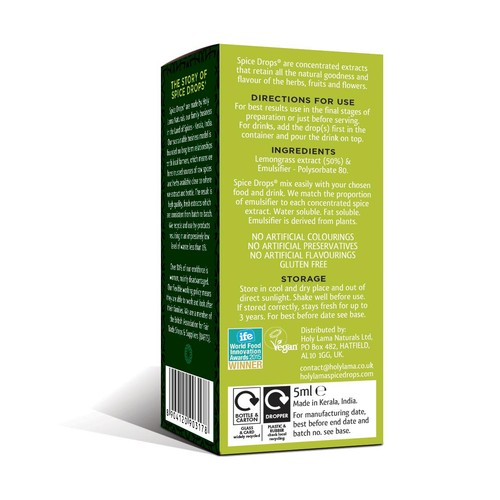 Spice Drops Concentrated Natural Lemongrass Extract thumbnail 6