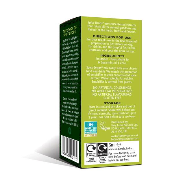 Spice Drops Concentrated Natural Mint Extract thumbnail 6