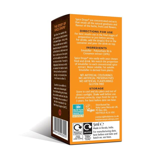 Spice Drops Concentrated Natural Cinnamon Extract thumbnail 6