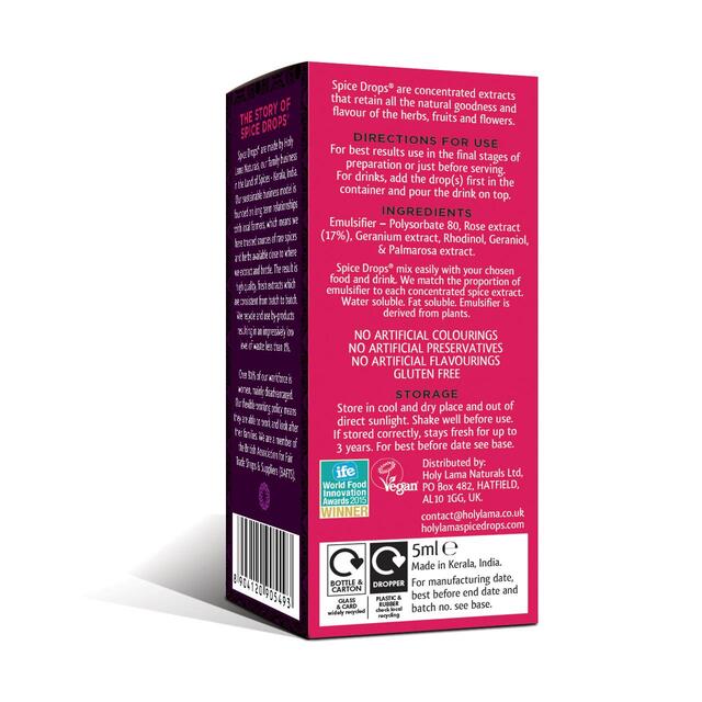 Spice Drops Concentrated Natural Rose Extract thumbnail 5