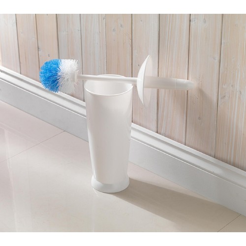 Addis Closed Toilet Brush Set, White thumbnail 3