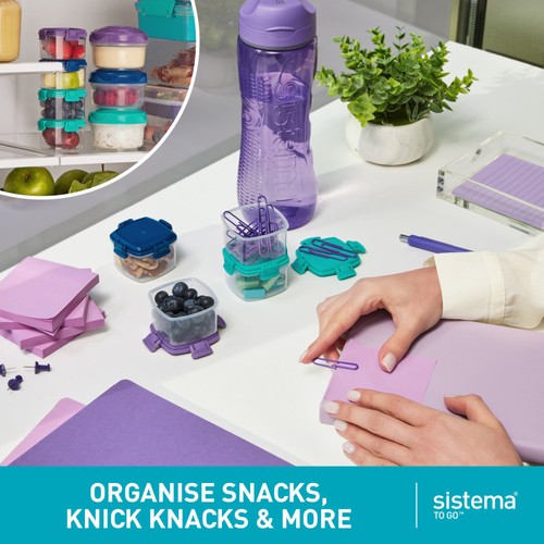 Sistema Knick Knack Pack Mini To Go Food Containers 4 Pack thumbnail 6
