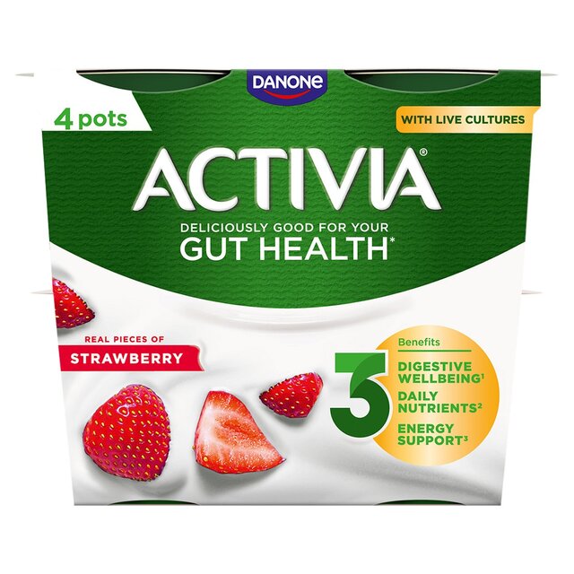 Activia Strawberry Fruit Yoghurt thumbnail 2