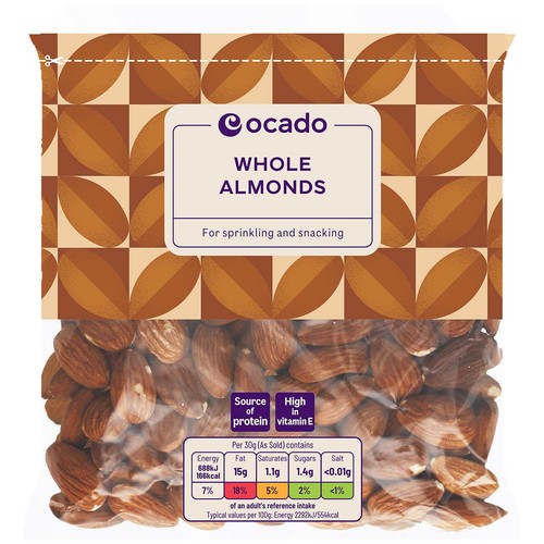 Ocado Whole Almonds thumbnail 2