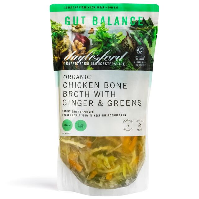 Daylesford Organic Chicken Bone Broth with Ginger & Greens