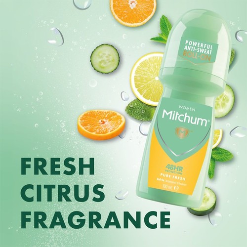 Mitchum Women Advanced Pure Fresh Roll On Deodorant thumbnail 2
