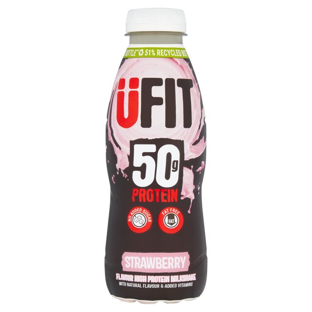 UFIT Strawberry 50g Protein Milkshake