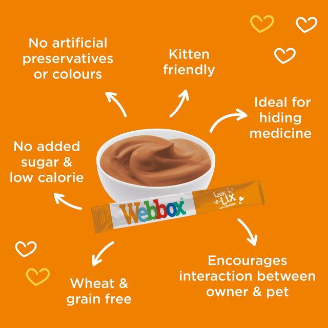 Webbox Lick-e-Lix with Chicken Yoghurty Cat Treats thumbnail 3
