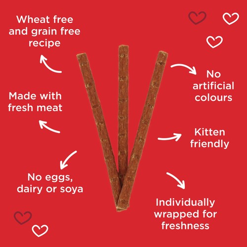Webbox Cats Delight Tasty Sticks with Beef & Rabbit thumbnail 3