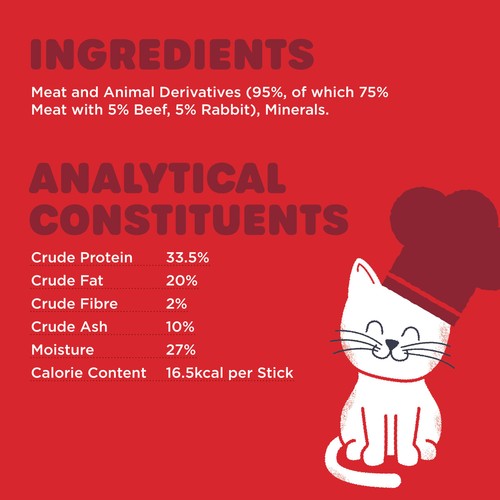 Webbox Cats Delight Tasty Sticks with Beef & Rabbit thumbnail 5
