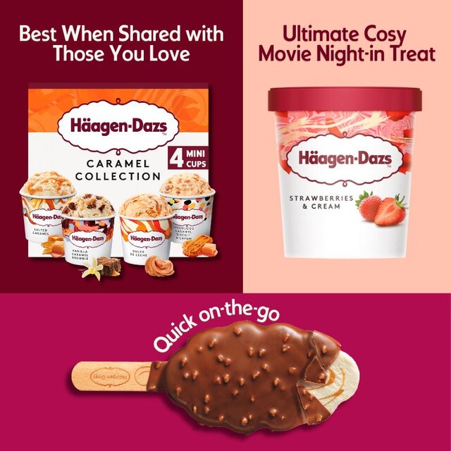 Haagen-Dazs Strawberries & Cream Ice Cream thumbnail 4