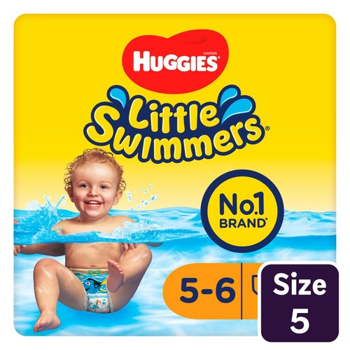 Huggies Little Swimmers Swim Nappies, Size 5-6 (12-18kg)