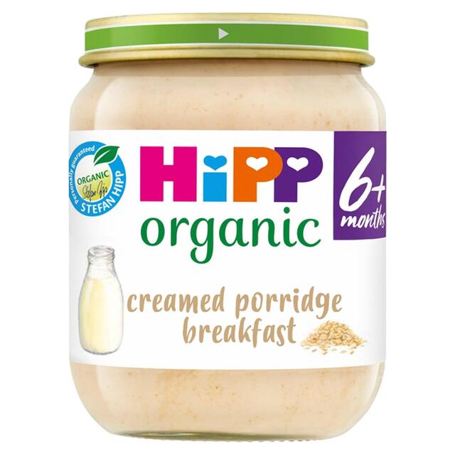 HiPP Organic Creamed Porridge Breakfast Baby Food Jar 6+ Months