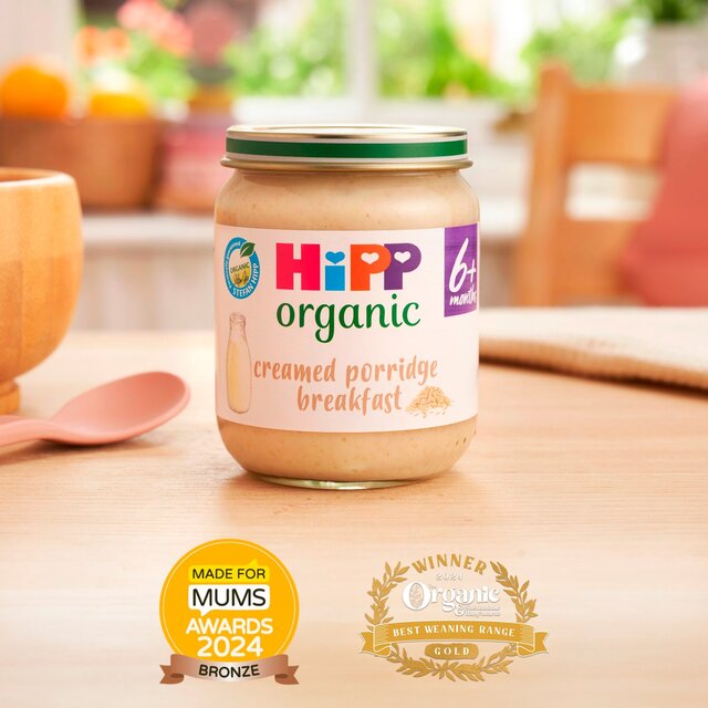 HiPP Organic Creamed Porridge Breakfast Baby Food Jar 6+ Months thumbnail 8