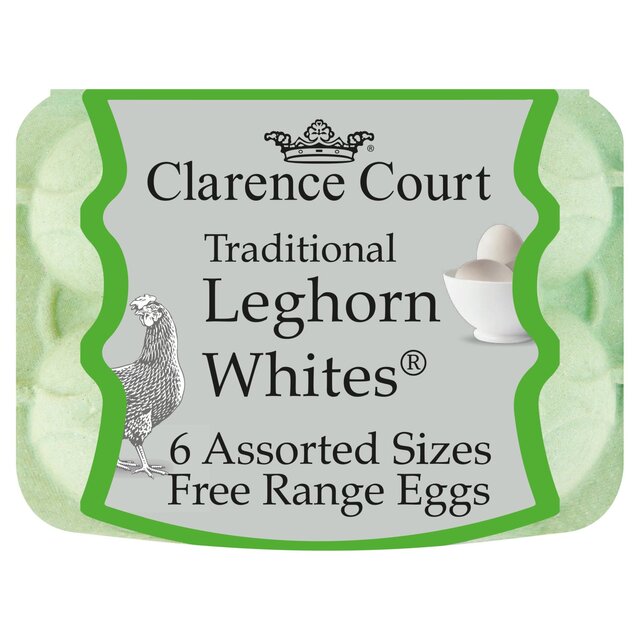 Clarence Court Leghorn Free Range White Assorted Eggs