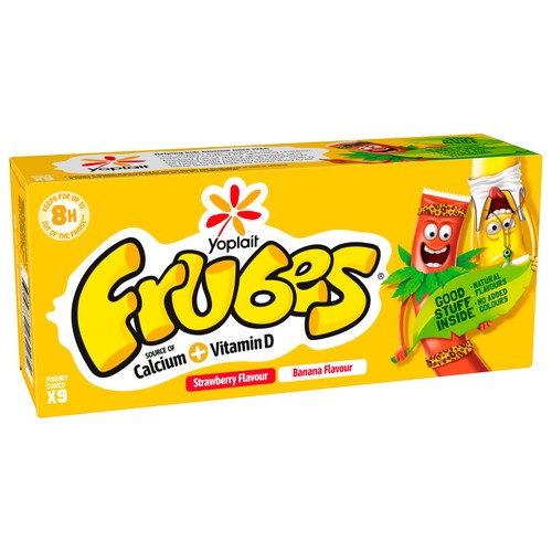 Frubes Kids Banana & Strawberry Yoghurt Tubes thumbnail 2