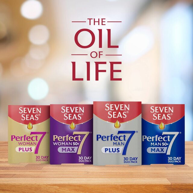 Seven Seas Perfect7 Man Plus Multivitamins & Omega-3 30 Day Duo Pack thumbnail 8