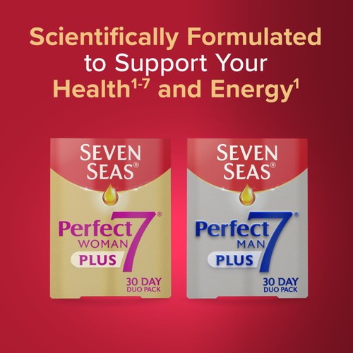 Seven Seas Perfect7 Woman Plus Multivitamins & Omega-3 30 Day Duo Pack thumbnail 5