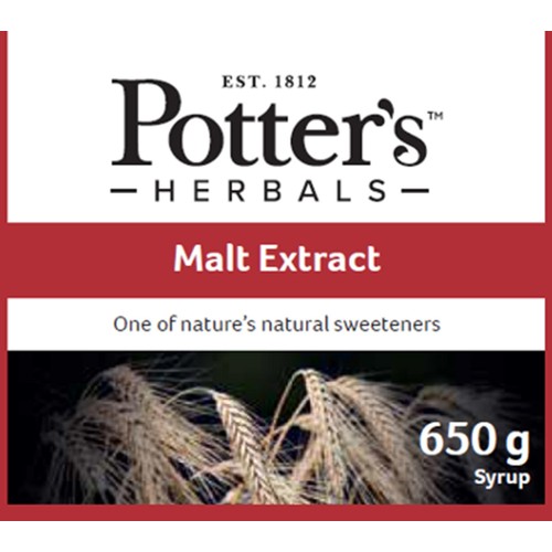 Potters Herbals Malt Extract Natural Sweetener Liquid  thumbnail 2