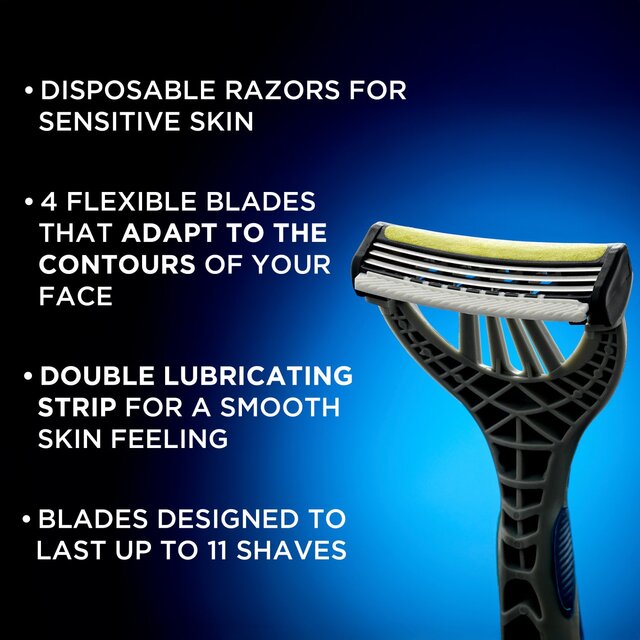 Wilkinson Sword Xtreme 3 Ultimate Plus Men's Disposable Razors thumbnail 6