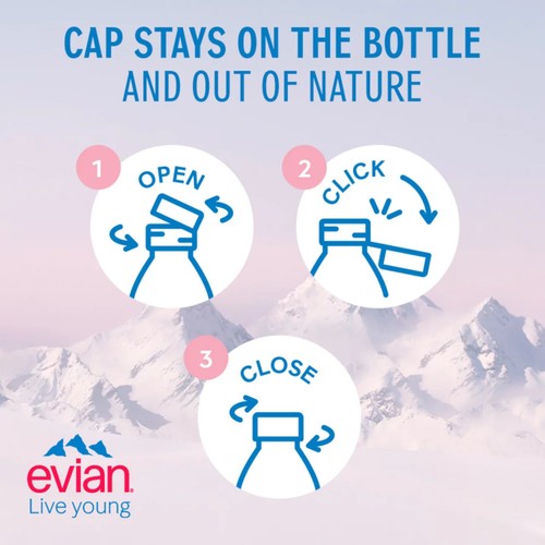 Evian Still Natural Mineral Spring Bottled Water Multipack thumbnail 7